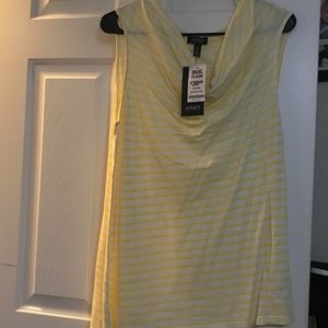 Yellow stripped tank